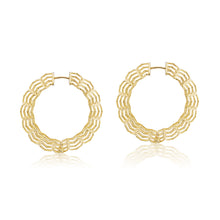 Load image into Gallery viewer, Dreamweaver Big Hoops in Gold
