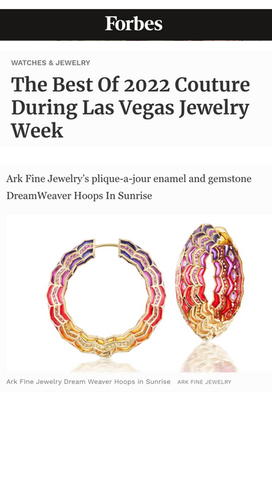 ARK in Forbes "The Best Of 2022 Couture During Las Vegas Jewelry Week"
