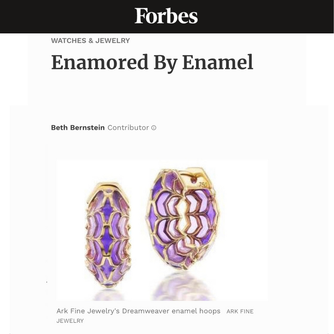ARK in Forbes 'Enamored By Enamel'