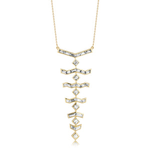 Vibrations Pendant Necklace in White Diamond