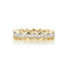 Load image into Gallery viewer, Vibrations Eternity Stacking Ring In Diamond