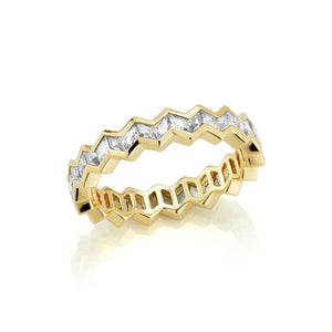 Vibrations Eternity Stacking Ring In Diamond
