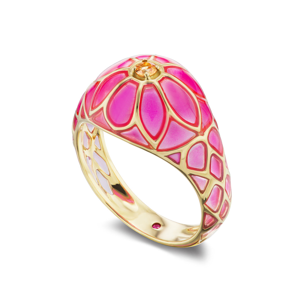Aura Lalita Ring in Pink