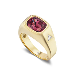 Creation Ring in Raspberry Spinel