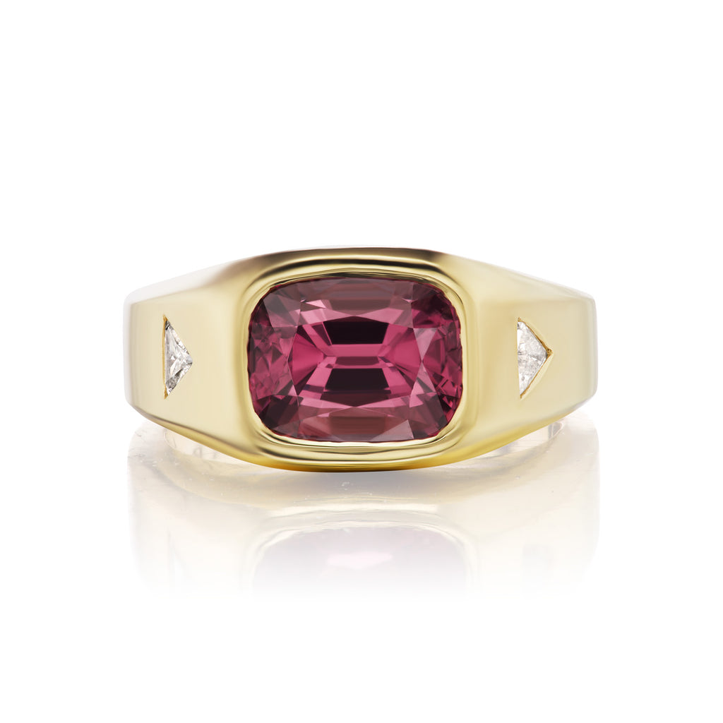 Creation Ring in Raspberry Spinel