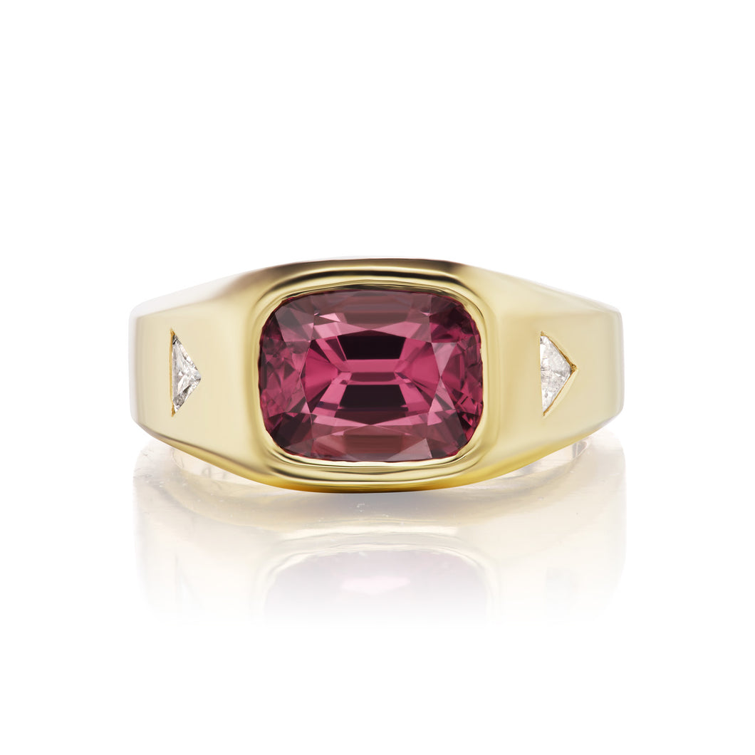18-Karat Gold Raspberry Spinel Creation Ring – ARK Fine Jewelry